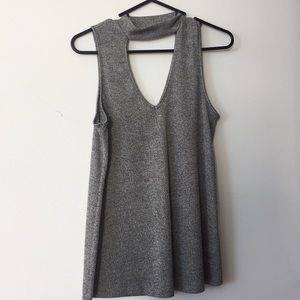 Nordstrom deep V gray tank